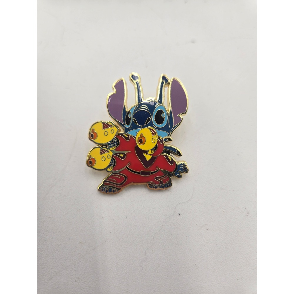Disney Loungefly Stitch Mystery Pin Glitter Chase Experiment 626 Space Suit Red